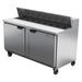 Beverage-Air SPE60HC-16 60" Hydrocarbon Series Sandwich/salad Prep Table W/ Refrigerated Base, 115v-cityfoodequipment.com