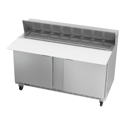 Beverage-Air SPE60HC-16C 60" Hydrocarbon Series Sandwich/salad Prep Table W/ Refrigerated Base, 115v-cityfoodequipment.com