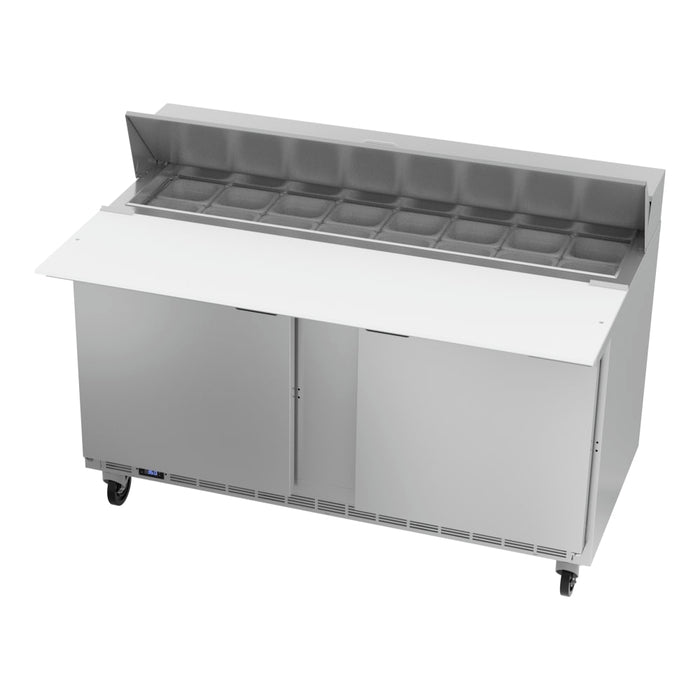 Beverage-Air SPE60HC-16C 60" Hydrocarbon Series Sandwich/salad Prep Table W/ Refrigerated Base, 115v-cityfoodequipment.com