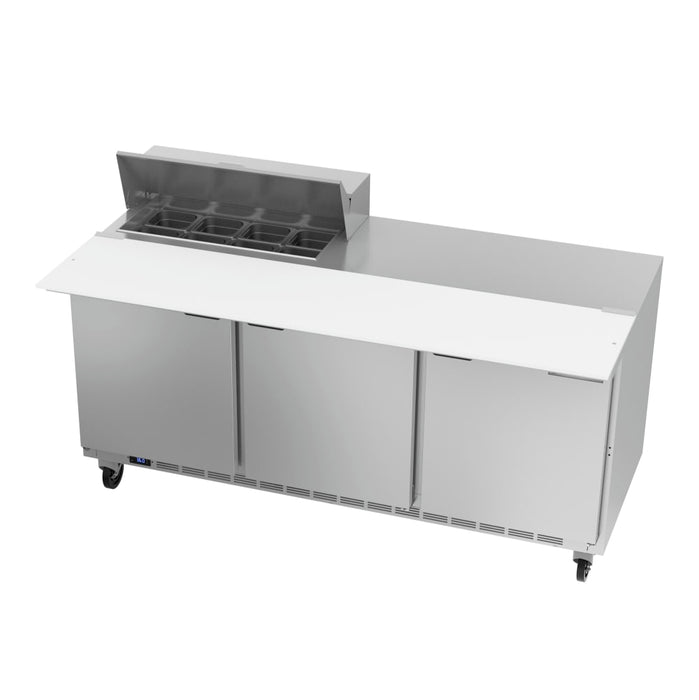 Beverage-Air SPE72HC-08C 72" Hydrocarbon Series Sandwich/salad Prep Table W/ Refrigerated Base, 115v-cityfoodequipment.com