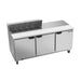 Beverage-Air SPE72HC-10 72" Hydrocarbon Series Sandwich/salad Prep Table W/ Refrigerated Base, 115v-cityfoodequipment.com