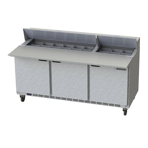 Beverage-Air SPE72HC-18C 72" Hydrocarbon Series Sandwich/salad Prep Table W/ Refrigerated Base, 115v-cityfoodequipment.com