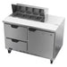 Beverage-Air SPED48HC-08-2 48" Hydrocarbon Series Sandwich/salad Prep Table W/ Refrigerated Base, 115v-cityfoodequipment.com