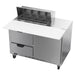 Beverage-Air SPED48HC-08C-2 48" Hydrocarbon Series Sandwich/salad Prep Table W/ Refrigerated Base, 115v-cityfoodequipment.com