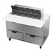Beverage-Air SPED48HC-10C-4 48" Hydrocarbon Series Sandwich/salad Prep Table W/ Refrigerated Base, 115v-cityfoodequipment.com