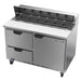 Beverage-Air SPED48HC-12-2 48" Hydrocarbon Series Sandwich/salad Prep Table W/ Refrigerated Base, 115v-cityfoodequipment.com