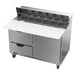 Beverage-Air SPED48HC-12C-2 48" Hydrocarbon Series Sandwich/salad Prep Table W/ Refrigerated Base, 115v-cityfoodequipment.com
