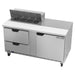 Beverage-Air SPED60HC-08-2 60" Hydrocarbon Series Sandwich/salad Prep Table W/ Refrigerated Base, 115v-cityfoodequipment.com
