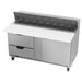 Beverage-Air SPED60HC-16C-2 60" Hydrocarbon Series Sandwich/salad Prep Table W/ Refrigerated Base, 115v-cityfoodequipment.com