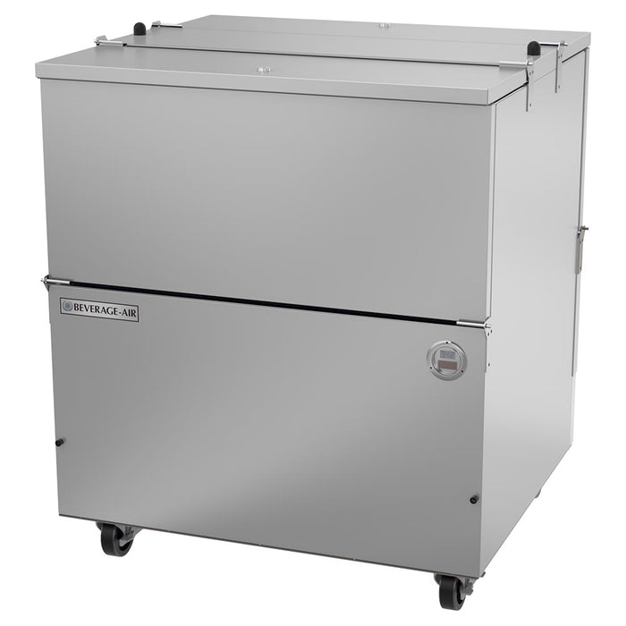 Beverage-Air ST34HC-S Milk Cooler W/ Dual Top & Side Access - (512) Half Pint Carton Capacity, 115v-cityfoodequipment.com