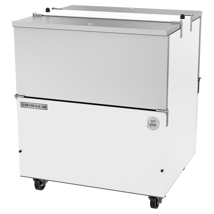 Beverage-Air ST34HC-W Milk Cooler W/ Dual Top & Side Access - (512) Half Pint Carton Capacity, 115v-cityfoodequipment.com