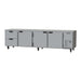 Beverage-Air UCRD119AHC-2 119" W Undercounter Refrigerator w/ (4) Section & (3) Door & (2) Drawer, 115v-cityfoodequipment.com