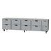 Beverage-Air UCRD119AHC-8 119" W Undercounter Refrigerator w/ (4) Section & (8) Drawer, 115v-cityfoodequipment.com
