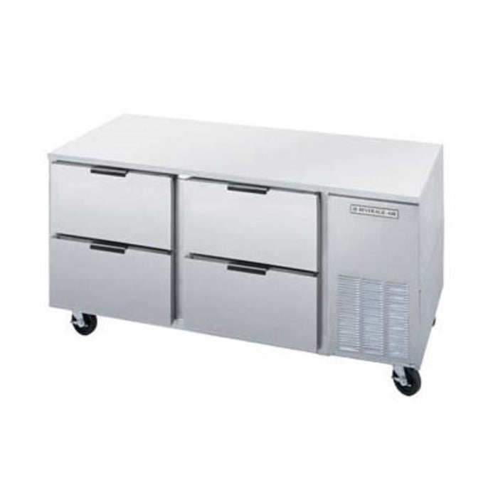Beverage-Air UCRD67AHC-4 67" W Undercounter Refrigerator w/ (2) Section & (4) Drawer, 115v-cityfoodequipment.com