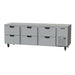 Beverage-Air UCRD93AHC-6 93" W Undercounter Refrigerator w/ (3) Section & (6) Drawer, 115v-cityfoodequipment.com