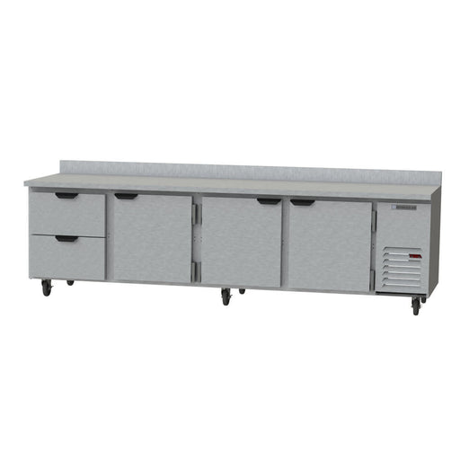 Beverage-Air WTRD119AHC-2 119" Worktop Refrigerator w/ (4) Section, 115v-cityfoodequipment.com