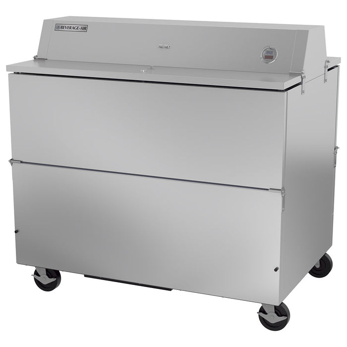 Beverage-Air STF49HC-1-S Milk Cooler W/ Dual Top & Side Access - (768) Half Pint Carton Capacity, 115v-cityfoodequipment.com
