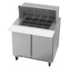 Beverage-Air SPE36HC-12M 36" Hydrocarbon Series Mega Top Sandwich/salad Prep Table W/ Refrigerated Base, 115v-cityfoodequipment.com