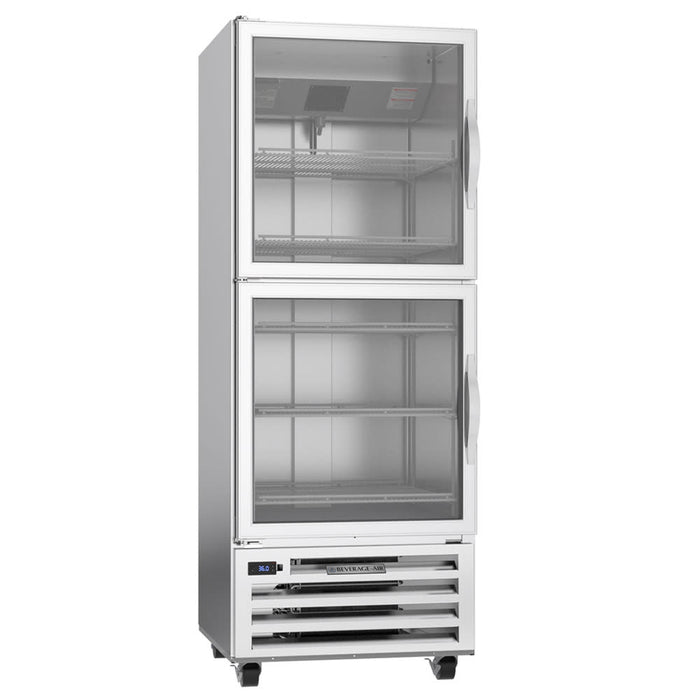 Beverage-Air RI18HC-HG 27 1/4" One Section Reach In Refrigerator, (2) Right Hinge Glass Doors, 115v-cityfoodequipment.com