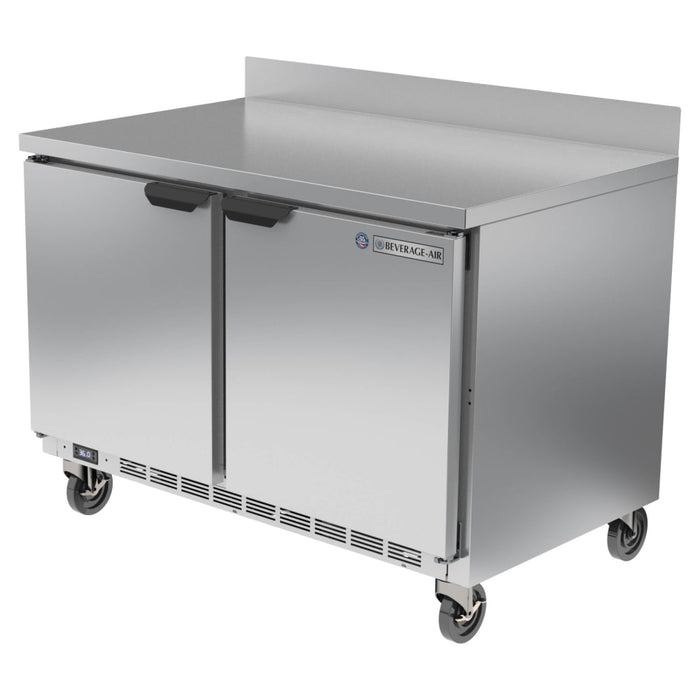 Beverage-Air WTR48AHC-FIP 48" Worktop Refrigerator W/ (2) Section, 115v-cityfoodequipment.com