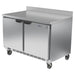 Beverage-Air WTR48AHC-FIP 48" Worktop Refrigerator W/ (2) Section, 115v-cityfoodequipment.com