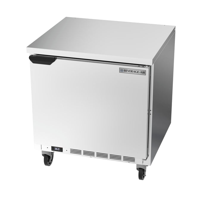 Beverage-Air WTR32AHC-FLT 32" Worktop Refrigerator W/ (1) Section, 115v-cityfoodequipment.com