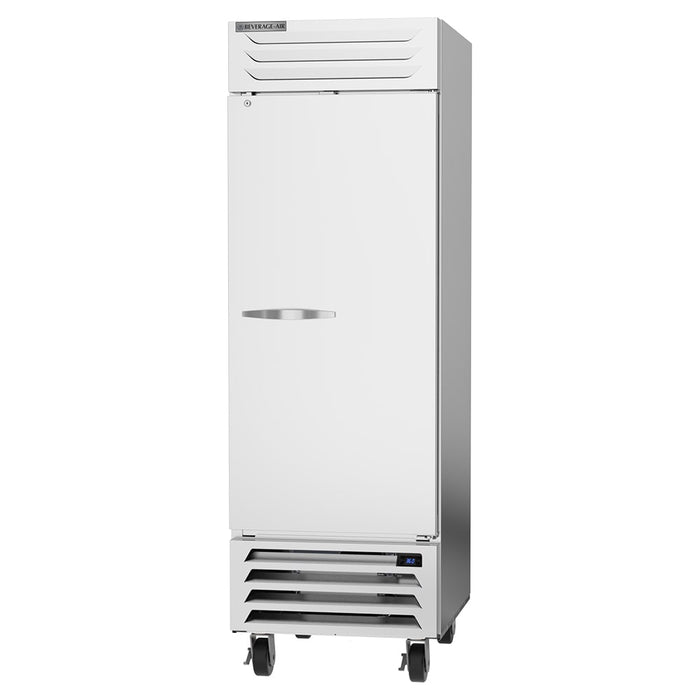 Beverage-Air RB23HC-1S 27 1/4" One Section Reach In Refrigerator, (1) Right Hinge Solid Door, 115v-cityfoodequipment.com