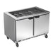Beverage-Air SPE48HC-S 39 3/8" Cold Food Bar - (9) Pan Capacity, Floor Model, Stainless Steel-cityfoodequipment.com
