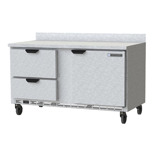 Beverage-Air WTFD60AHC-2 60" W Worktop Freezer w/ (2) Section & (2) Door, 115v-cityfoodequipment.com
