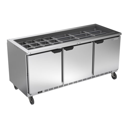 Beverage-Air SPE72HC-S 65 13/16" Cold Food Bar - (15) Pan Capacity, Floor Model, Stainless Steel-cityfoodequipment.com