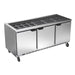 Beverage-Air SPE72HC-S 65 13/16" Cold Food Bar - (15) Pan Capacity, Floor Model, Stainless Steel-cityfoodequipment.com