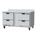 Beverage-Air WTFD60AHC-4-FIP 60" W Worktop Freezer W/ (2) Section & (4) Drawers, 115v-cityfoodequipment.com