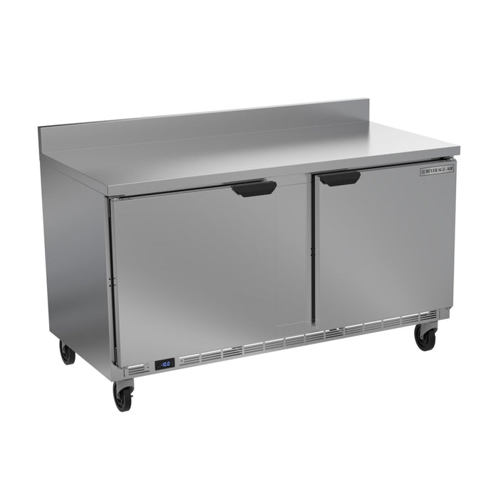 Beverage-Air WTF60AHC-FIP 60" W Worktop Freezer w/ (2) Section & (2) Doors, 115v-cityfoodequipment.com