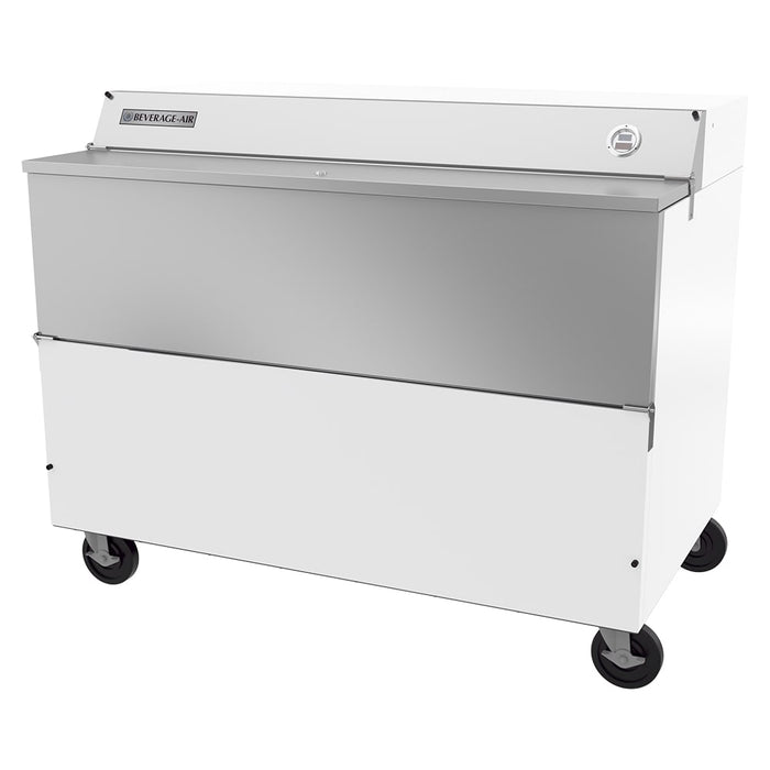 Beverage-Air SMF58HC-1-W-02 Milk Cooler W/ Top & Side Access - (1024) Half Pint Carton Capacity, 115v-cityfoodequipment.com