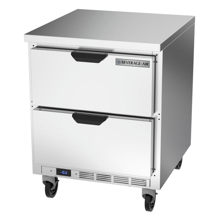 Beverage-Air WTFD27AHC-2-FLT 27" W Worktop Freezer w/ (1) Section & (2) Drawers, 115v-cityfoodequipment.com
