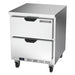 Beverage-Air WTFD27AHC-2-FLT 27" W Worktop Freezer w/ (1) Section & (2) Drawers, 115v-cityfoodequipment.com