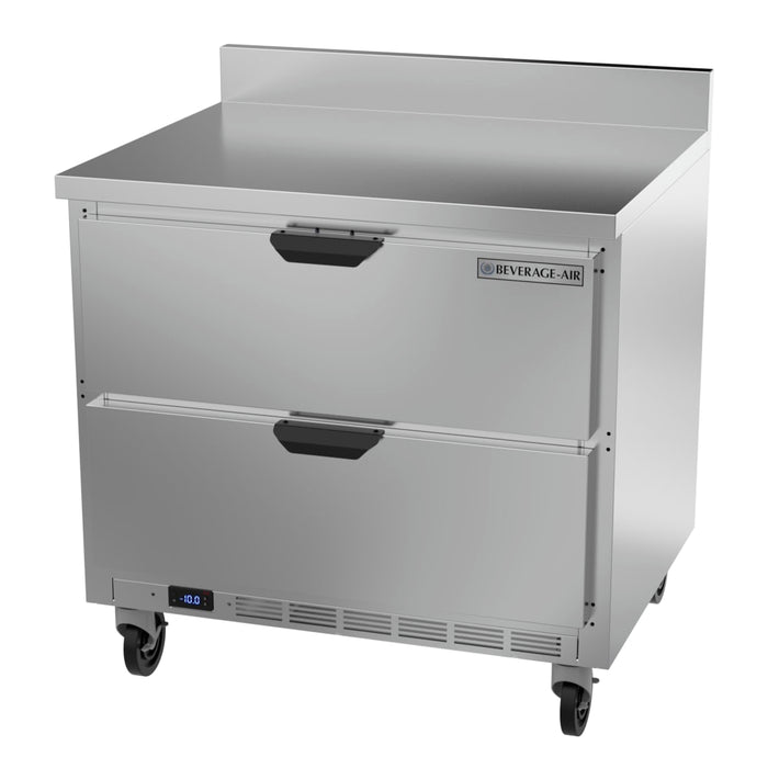 Beverage-Air WTFD36AHC-2-FIP 36" W Worktop Freezer w/ (1) Section & (2) Drawers, 115v-cityfoodequipment.com
