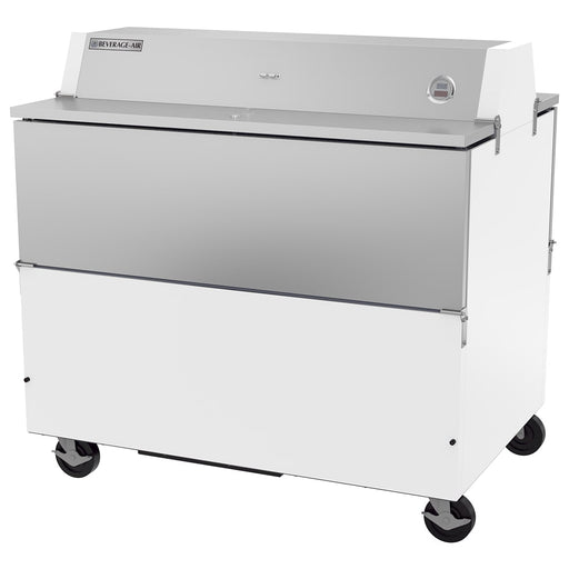 Beverage-Air STF49HC-1-W-02 Milk Cooler W/ Dual Top & Side Access - (768) Half Pint Carton Capacity, 115v-cityfoodequipment.com