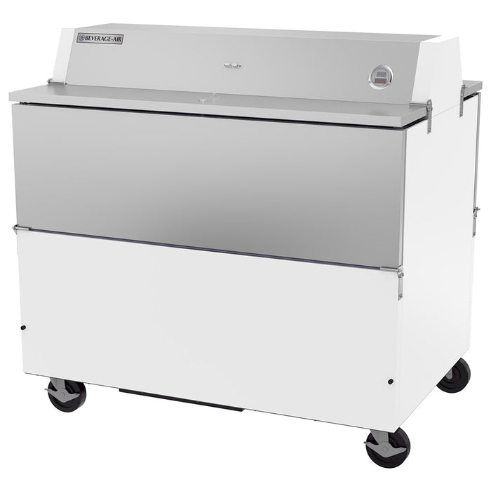 Beverage-Air STF49HC-1-W-02 Milk Cooler W/ Dual Top & Side Access - (768) Half Pint Carton Capacity, 115v-cityfoodequipment.com