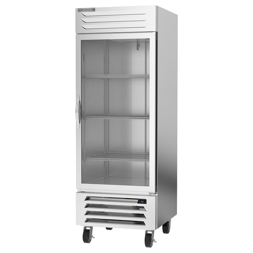 Beverage-Air RB27HC-1G 30" One Section Reach In Refrigerator, (1) Right Hinge Glass Door, 115v-cityfoodequipment.com