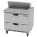 Beverage-Air SPED36HC-08-2 36" Hydrocarbon Series Sandwich/salad Prep Table W/ Refrigerated Base, 115v-cityfoodequipment.com