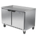 Beverage-Air WTR48AHC-FLT 48" Worktop Refrigerator W/ (2) Section, 115v-cityfoodequipment.com