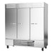 Beverage-Air RB72HC-1S 75" Three Section Reach In Refrigerator, (3) Left/Right Hinge Solid Doors, 115v-cityfoodequipment.com