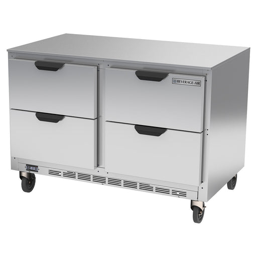 Beverage-Air UCFD48AHC-4 48" W Undercounter Freezer w/ (2) Section & (4) Drawers, 115v-cityfoodequipment.com