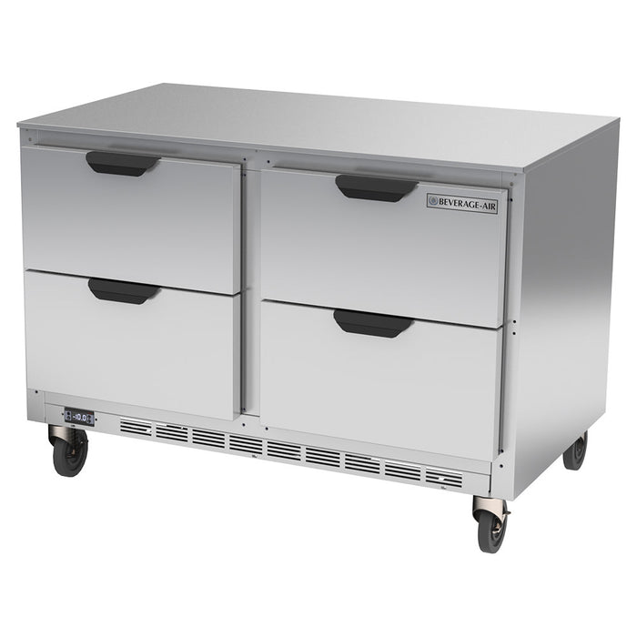 Beverage-Air UCFD48AHC-4 48" W Undercounter Freezer w/ (2) Section & (4) Drawers, 115v-cityfoodequipment.com