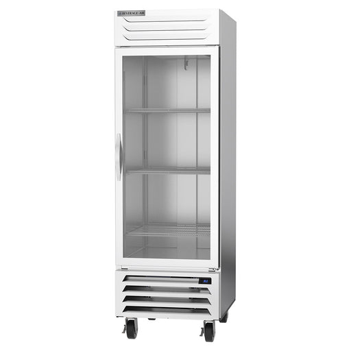 Beverage-Air RB23HC-1G 27" One Section Reach In Refrigerator, (1) Right Hinge Glass Door, 115v-cityfoodequipment.com