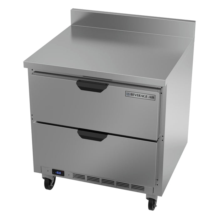 Beverage-Air WTFD32AHC-2-FIP 32"W Worktop Freezer w/ (1) Section & (2) Drawers, 115v-cityfoodequipment.com