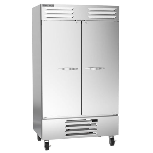 Beverage-Air RB44HC-1S 47" Two Section Reach In Refrigerator, (2) Left/Right Hinge Solid Doors, 115v-cityfoodequipment.com
