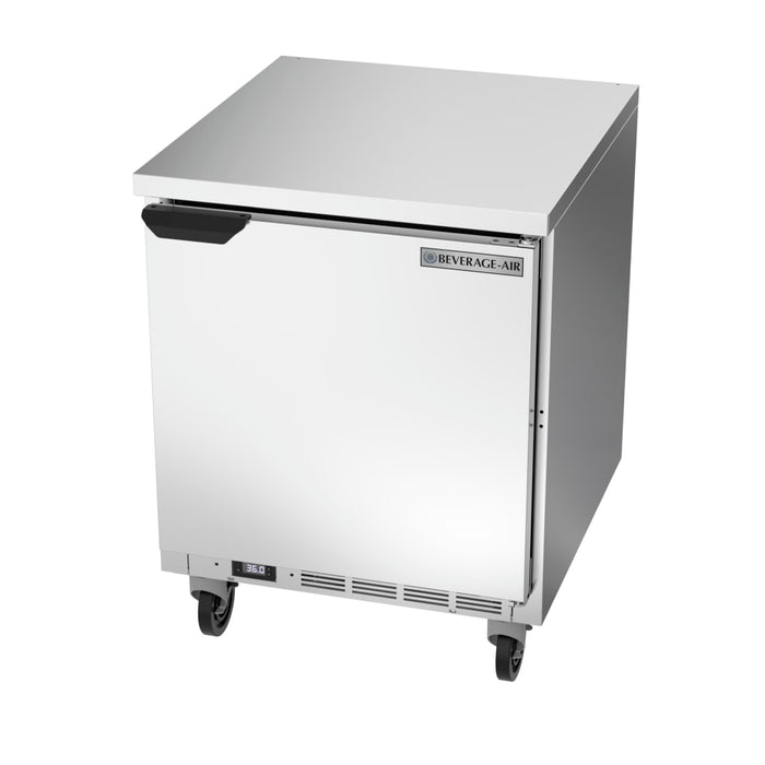 Beverage-Air WTR27AHC-FLT 27" Worktop Refrigerator W/ (1) Section, 115v-cityfoodequipment.com