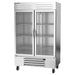 Beverage-Air RB49HC-1G 52" Two Section Reach In Refrigerator, (2) Left/Right Hinge Glass Doors, 115v-cityfoodequipment.com